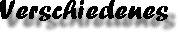 Verschiedenes